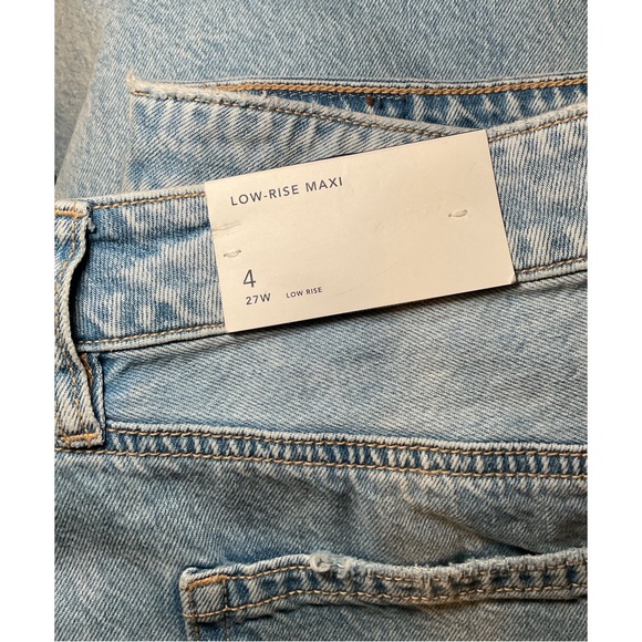 AMERICAN EAGLE ~Low-Rise Denim Maxi Skirt (NWT) - Picture 10 of 14